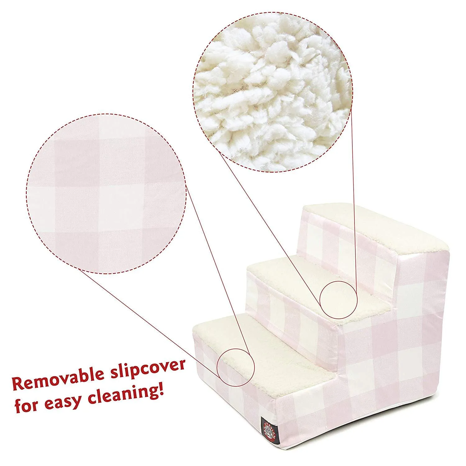 Anderson Check 3 Steps Pet Stairs