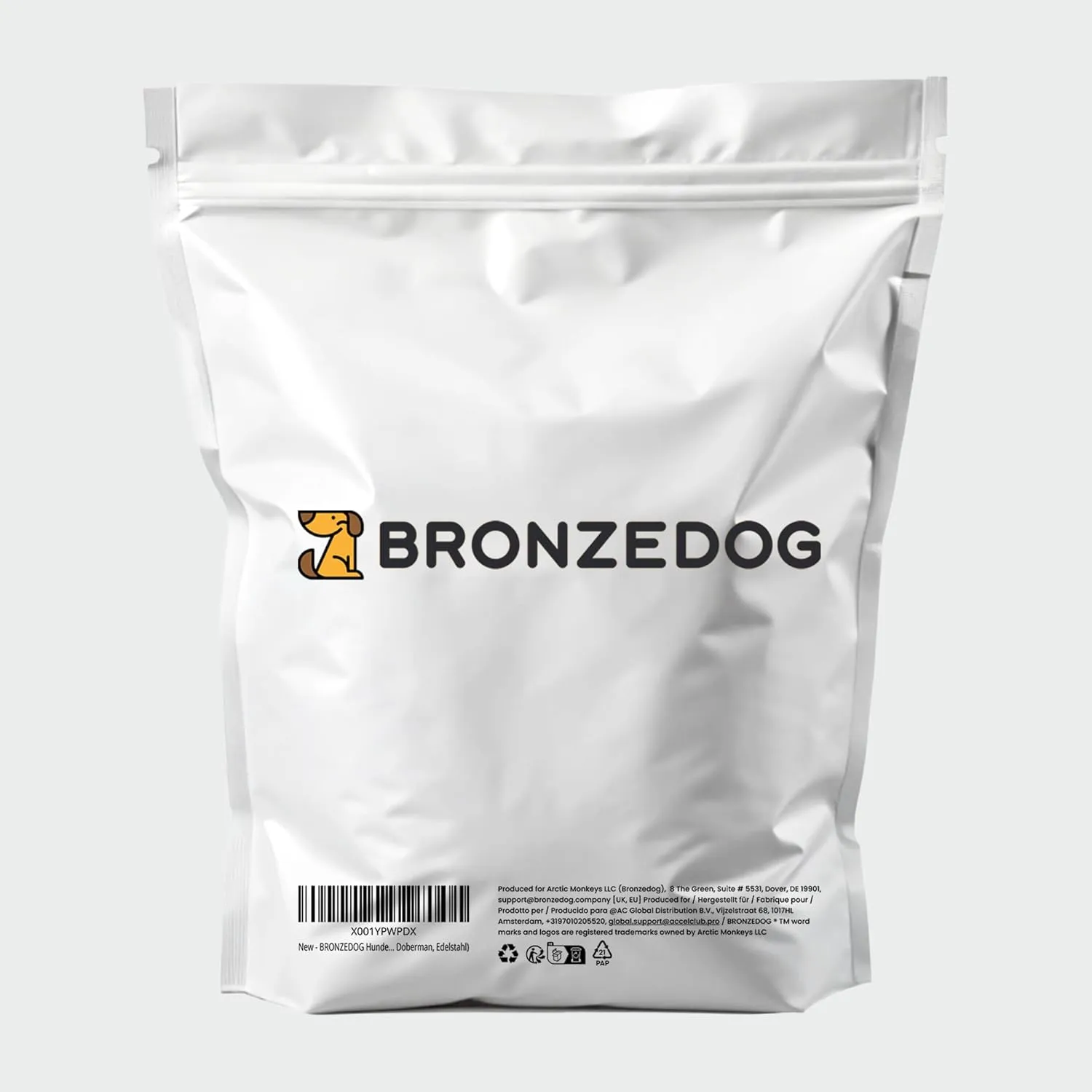 BRONZEDOG Dog Muzzle Adjustable Durable Metal Wire Basket for Large and Extra Large Dogs with Leather Straps Breathable, Drinkable, Training, Prevents Biting (Stainless Steel, Husky & Doberman)