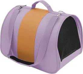 Cat, Dog Carrier for Medium Large Cats Puppies up to 30 Lbs, TSA Airline Approved Carrier Soft Sided, Collapsible Travel Puppy Carrier (Pink and Orange, Medium)