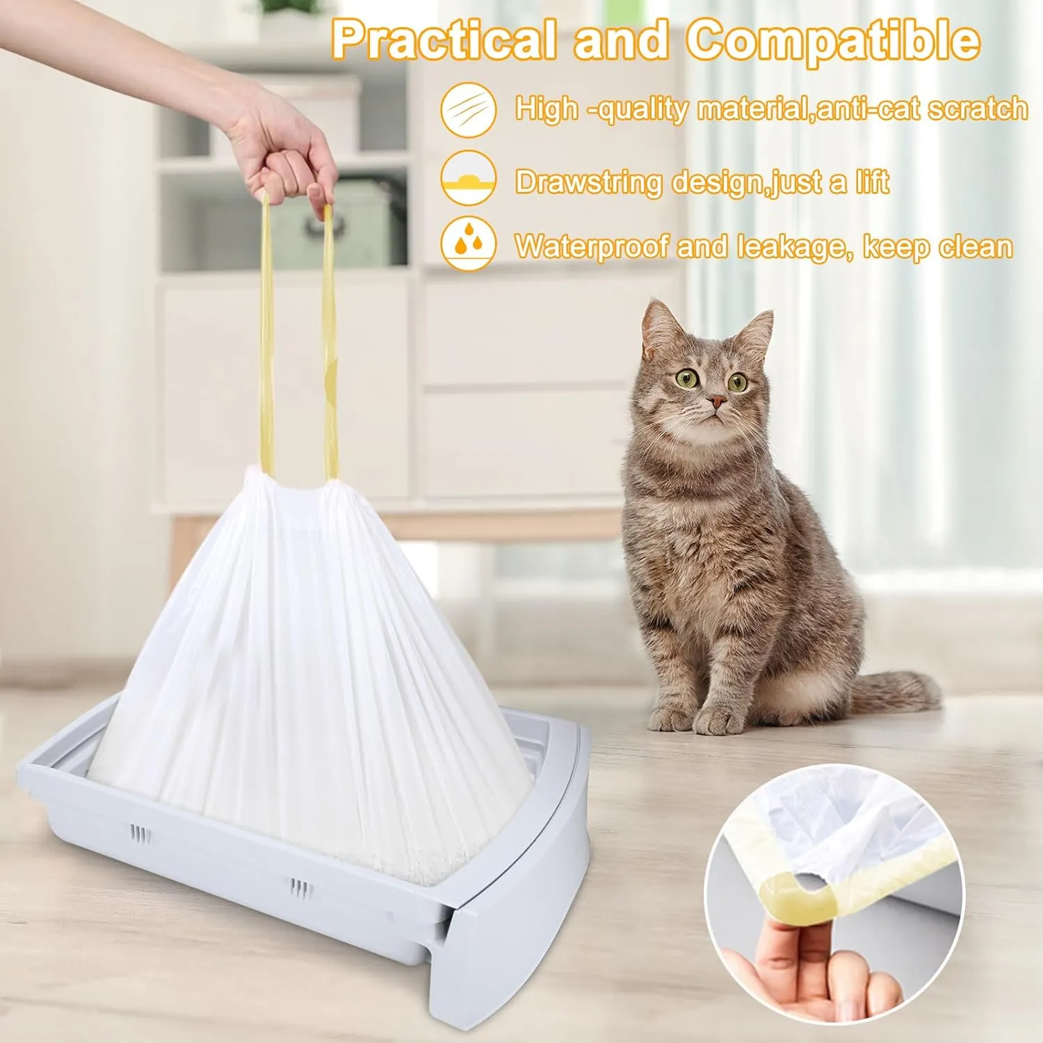 ELEGX 120 ,3MIL ,,22" x 13"  Cleanpethome/Pura X/MAX/Petkitt/Pet ree