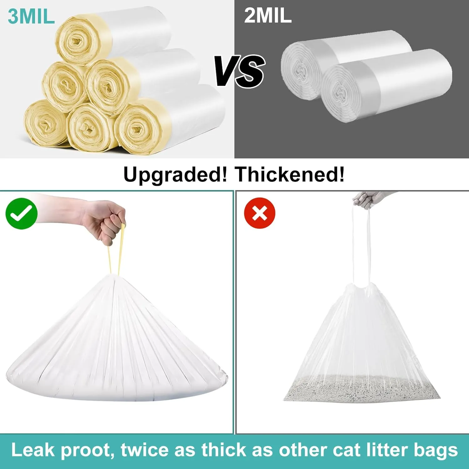 ELEGX 120 ,3MIL ,,22" x 13"  Cleanpethome/Pura X/MAX/Petkitt/Pet ree