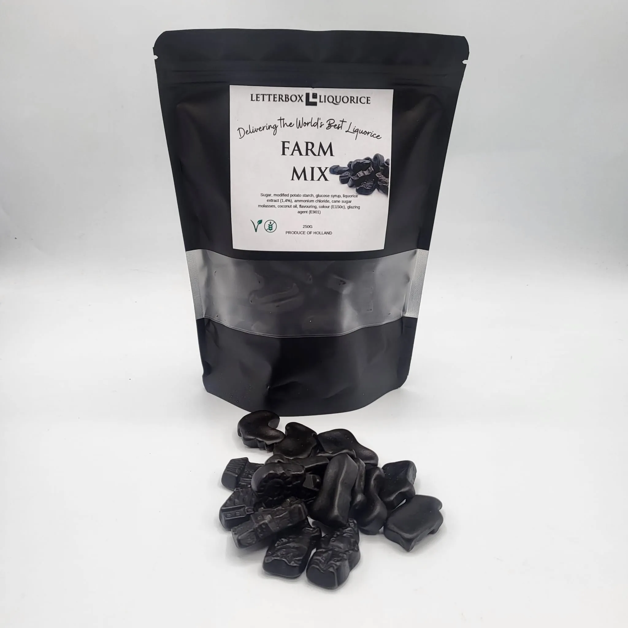 Farmers Liquorice - Gluten and Gelatine Free Boerderijdrop