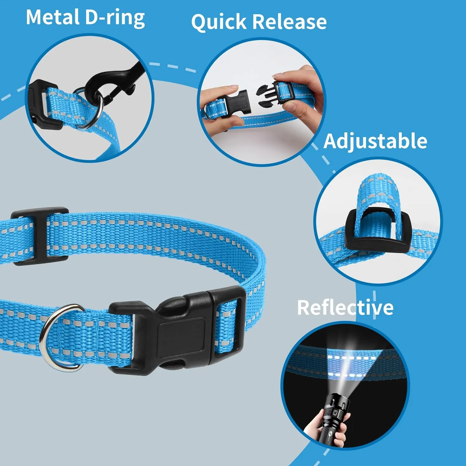 PaiPaitek Shock Collar Replacement Strap Compatible with Bousnic Delupet Garmin Patpet Dogtra Dog Care Slopehill Sportdog Brand Training Collar and Bark Collar - 2 Packs