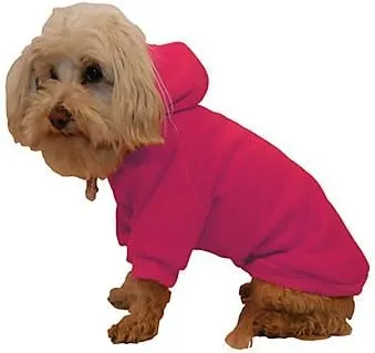 Pet Life Plush Cotton Pet Hoodie Pink XS