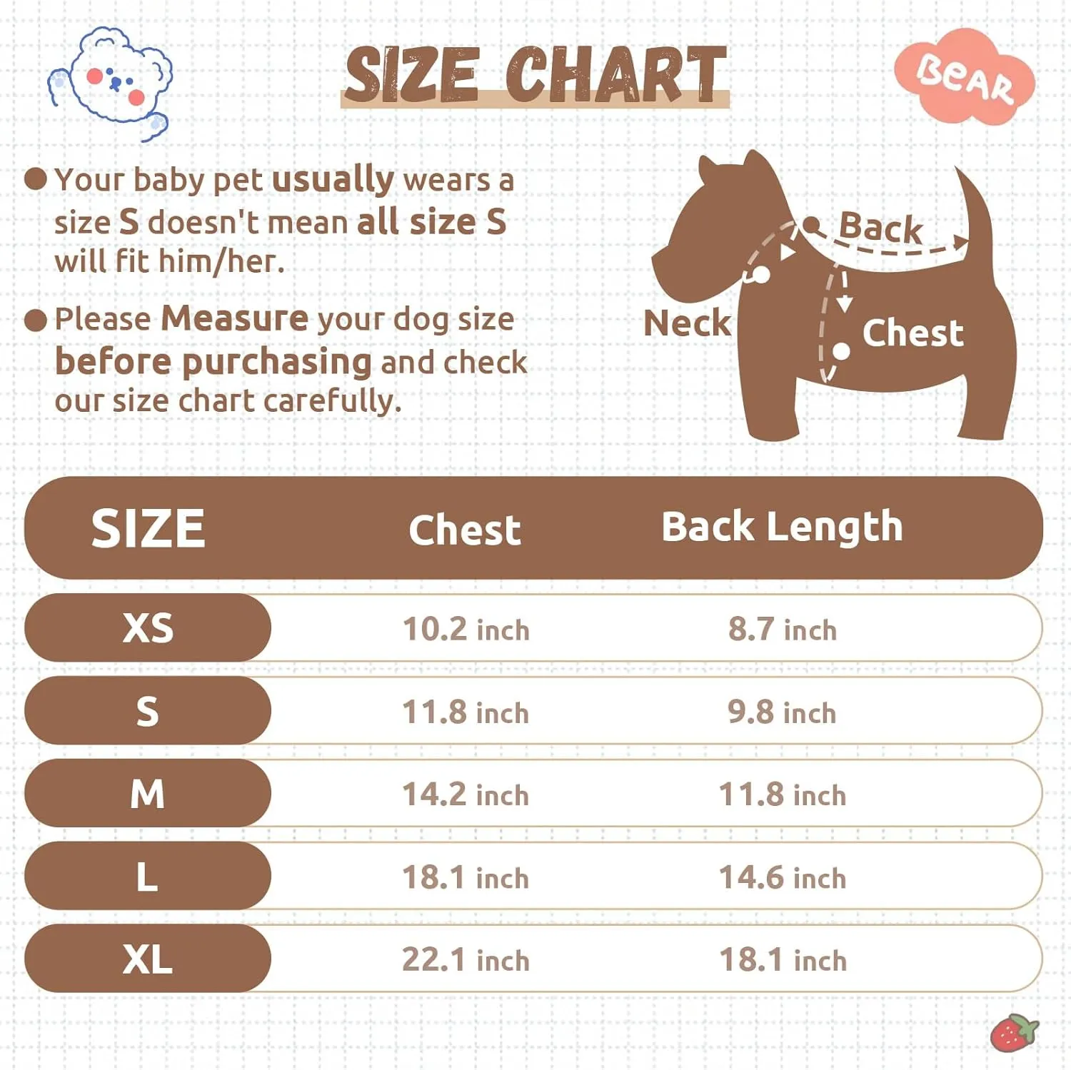 Small Sweaters Cute Bear Cardigans for Small Medium Dogs Boy Girl Puppy Cat Knitting Cardigan Outfits Winter Coats Warm Pet Clothes Soft Knitwear Apparel (Beige,M)