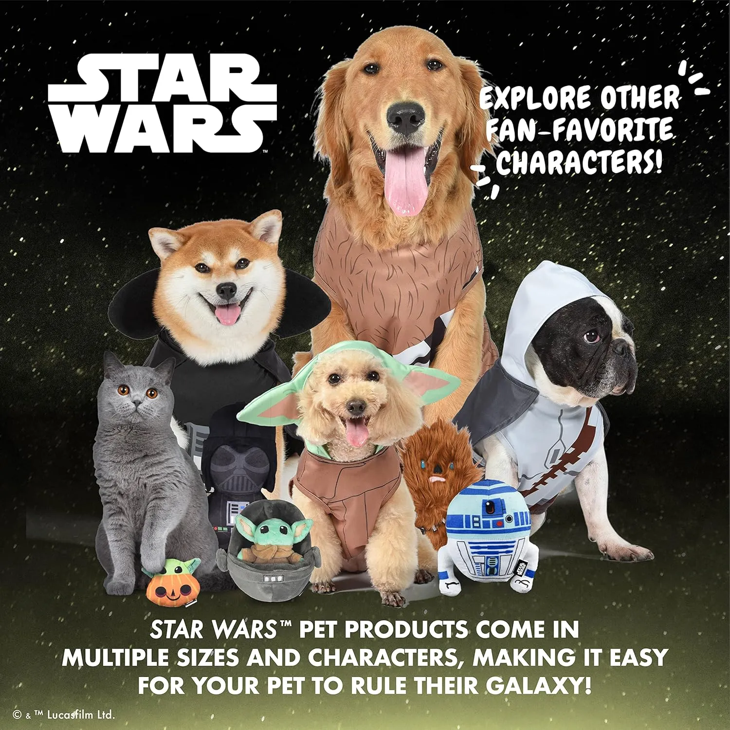Star Wars for Pets Darth Vader Soft Pet Carrier 15 x 9 x 9 Black | for Pets 15 x 9 x 9 Dog Travel Bag| Luggage Carrier for Dogs, Fits Under Plane Seat (FF19635)