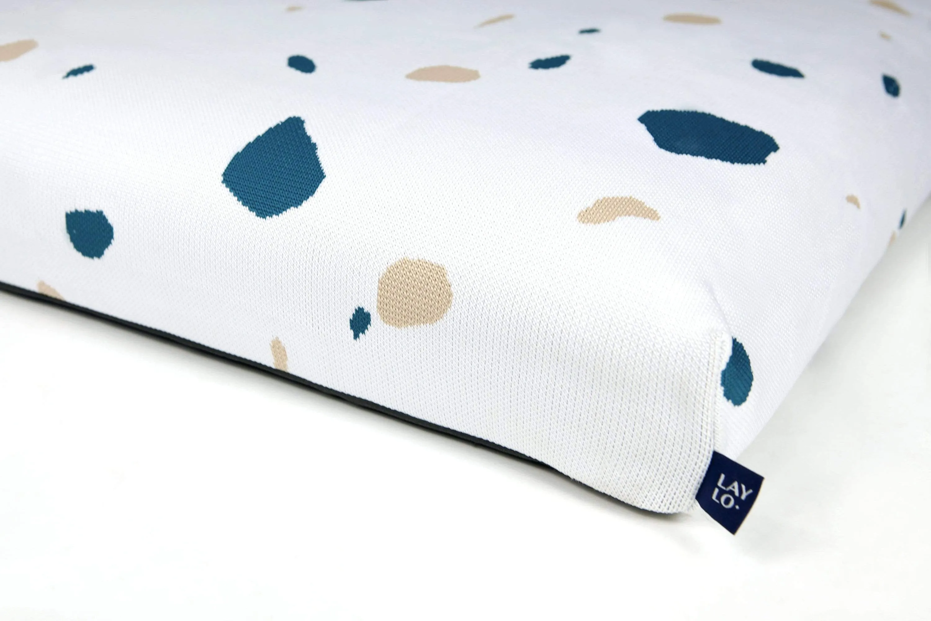 White Terrazzo | Mid-Century Modern Dog Bed or Bed Cover