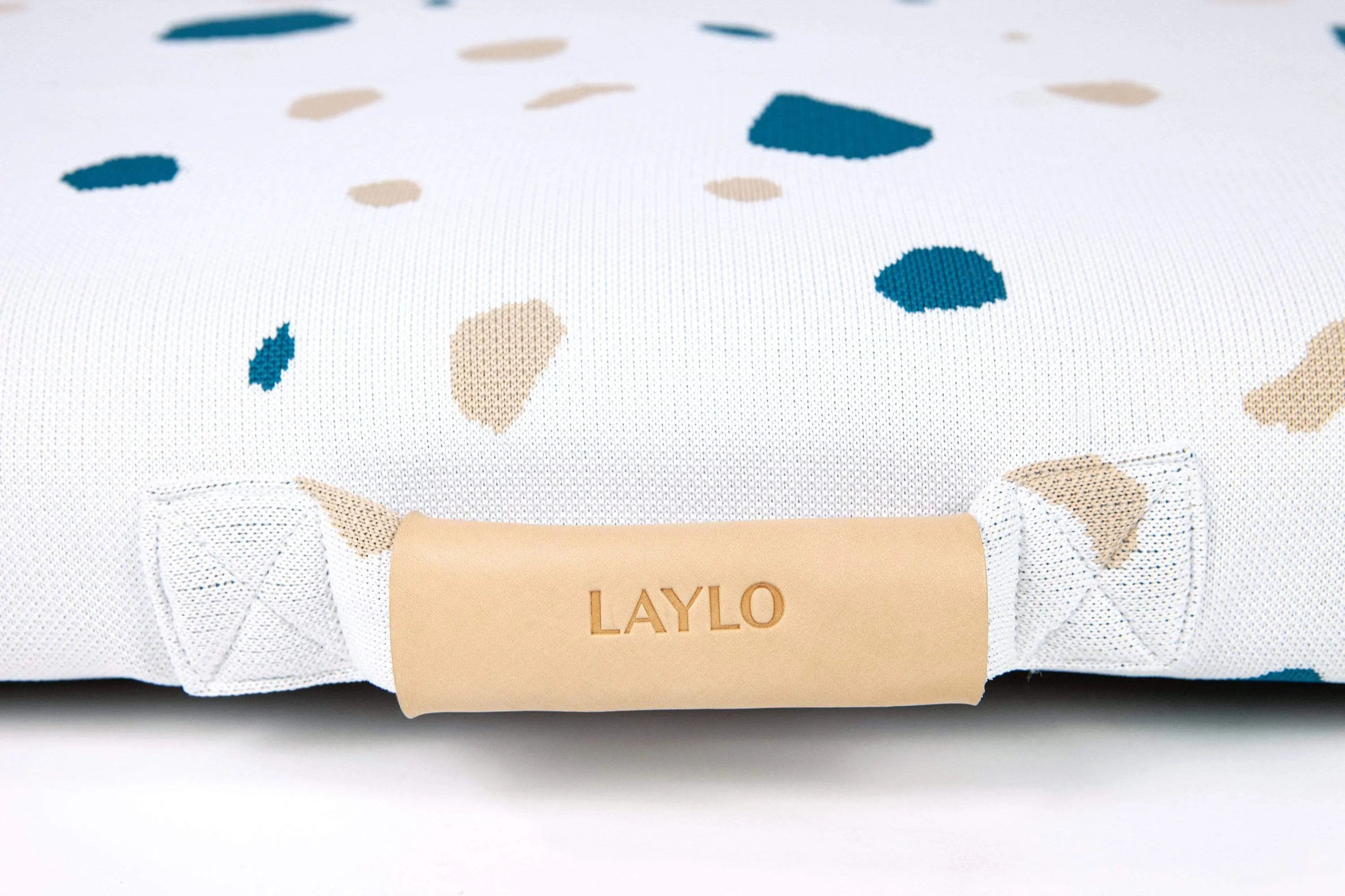 White Terrazzo | Mid-Century Modern Dog Bed or Bed Cover