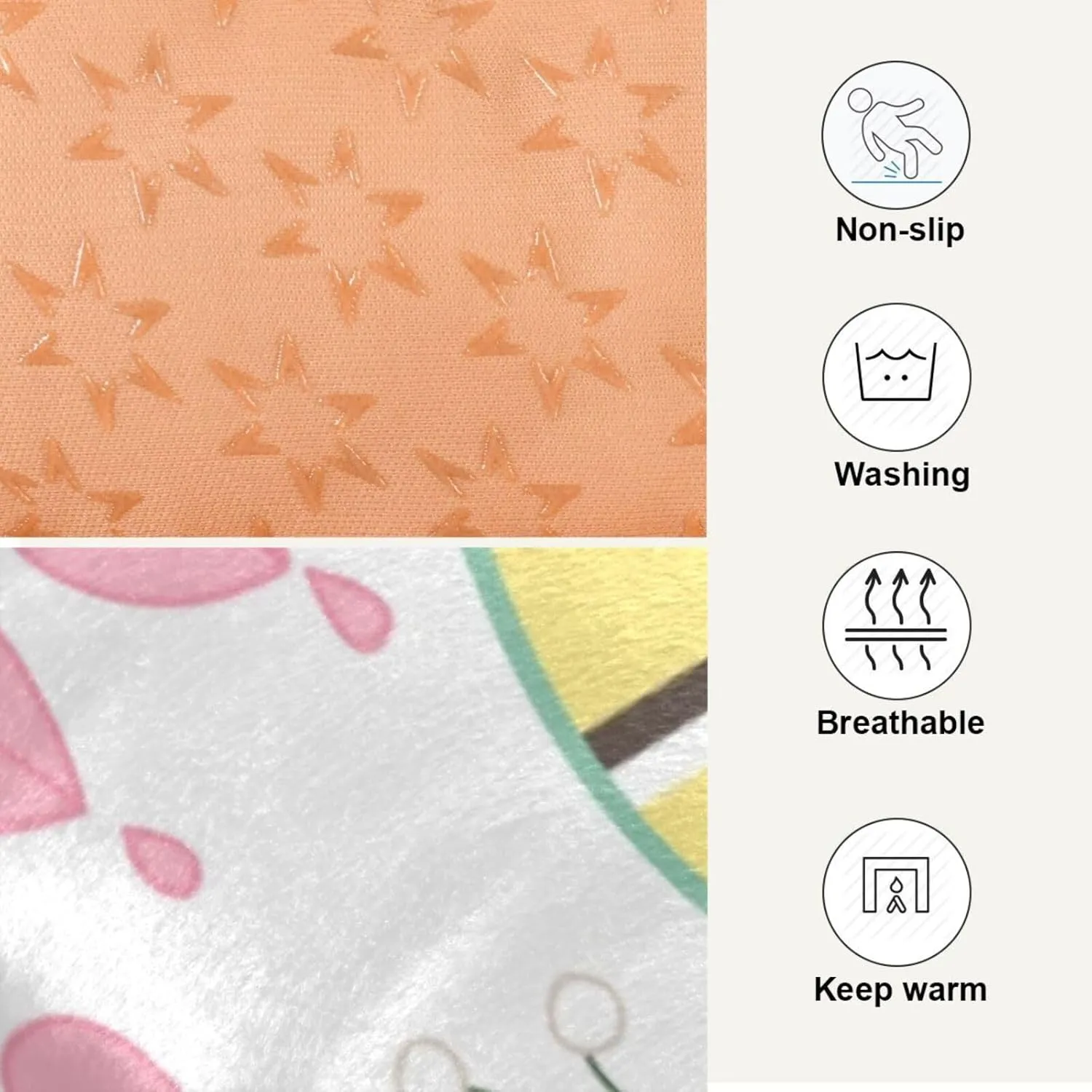 xigua Easter Eggs Pet Bed, Soft Anti-Slip Dog Cat Bed Pet Mattress for Small Medium Large Dogs and Cats, 24 x 18 Inch