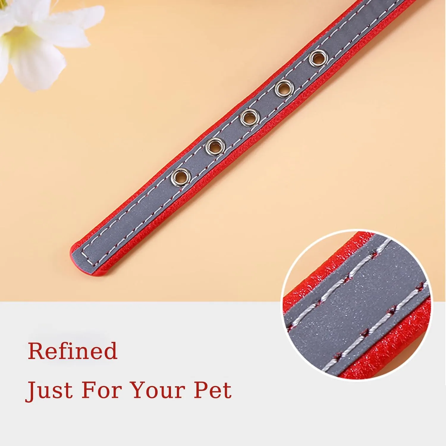 Yonsbox Custom Personalized Reflective Cat Dog Collar with Name Plate Engraved Cute Black Puppy Kitten Dog Cat Collars for Male Female Boy Girl Small Medium Large Cats Dogs